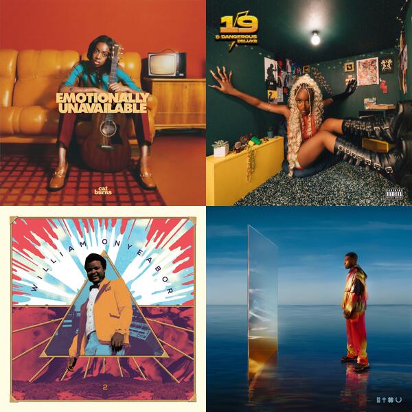 Montage of album covers from Cunty Album/Single Covers list