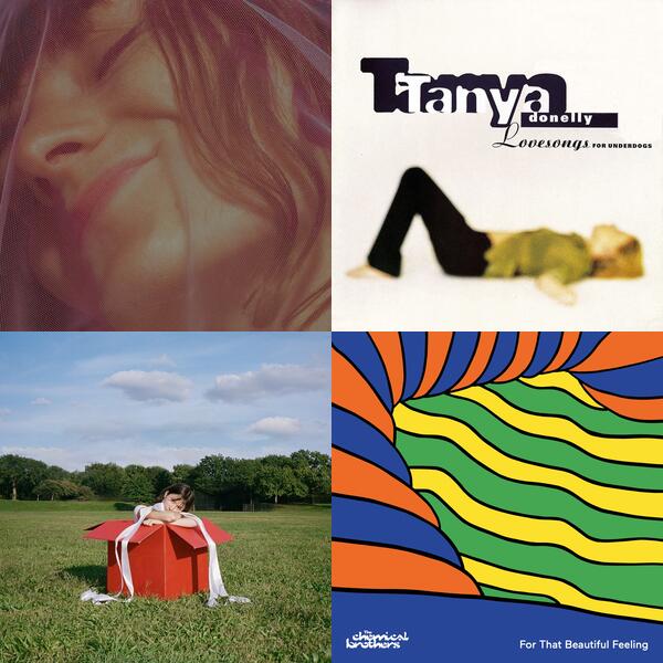Montage of album covers from Spring 2024 list
