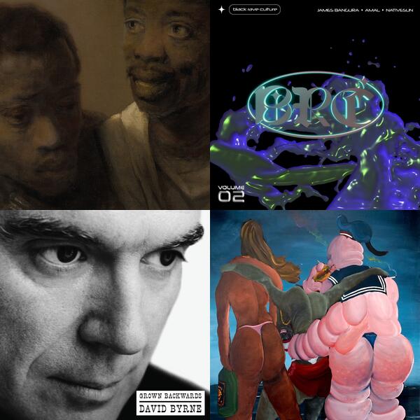 Montage of album covers from Listening Log, March 2023 list
