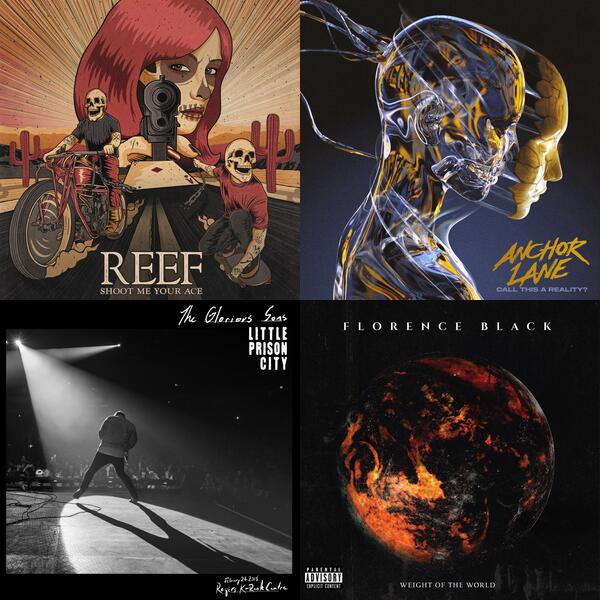 Montage of album covers from February 2023 list
