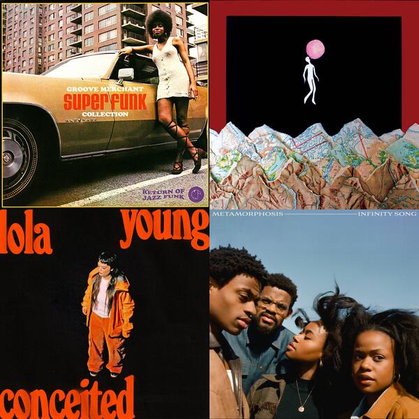 Montage of album covers from March 2024 Hotness list