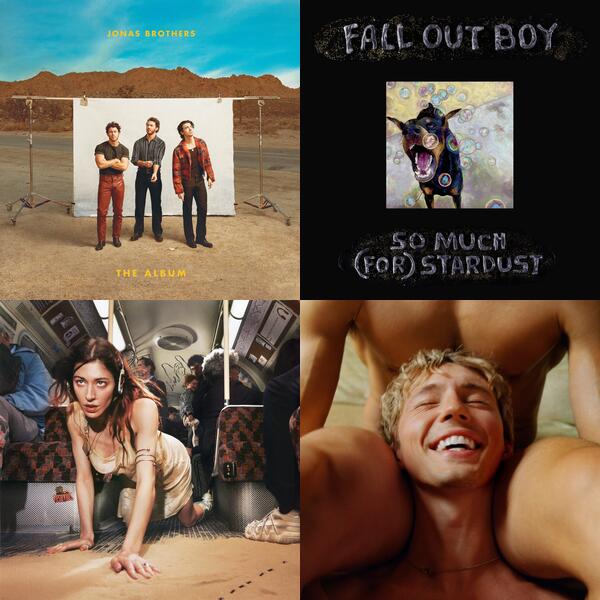 Montage of album covers from Best of 2023 list