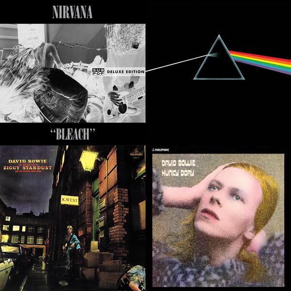 Montage of album covers from My Favorite Albums list