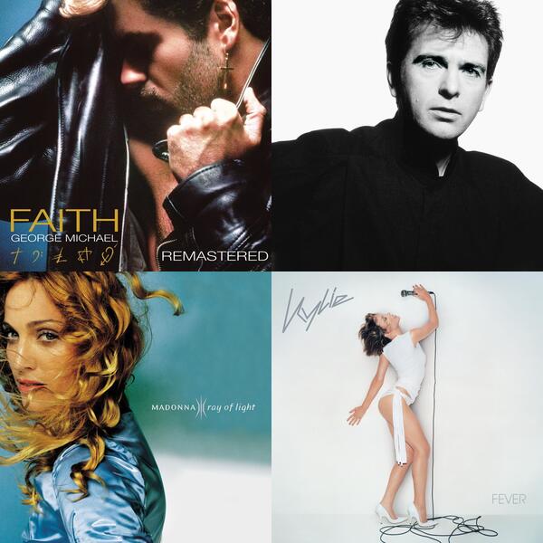 Montage of album covers from 💖 Favourites of all time list