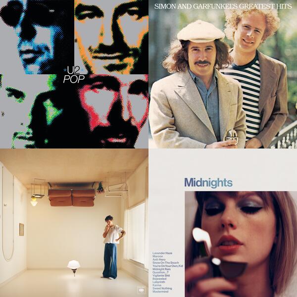 Montage of album covers from Vinyl is King list