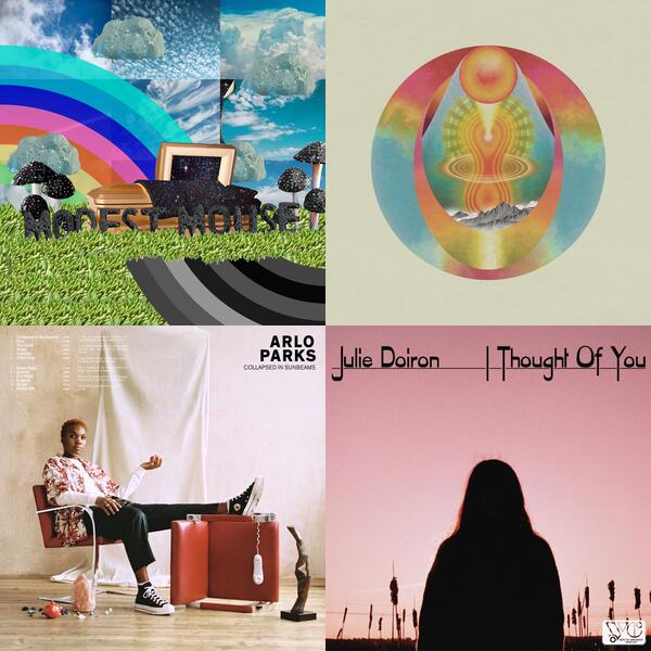 Montage of album covers from 2021 Top Ten list