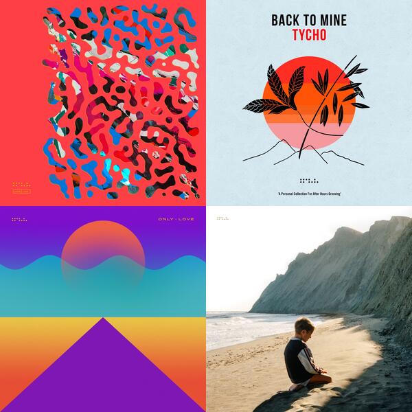 Montage of album covers from Forever: Tycho list