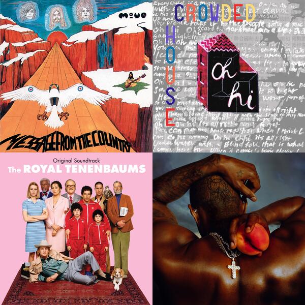 Montage of album covers from Seven Songs for the Week Vol 45 list
