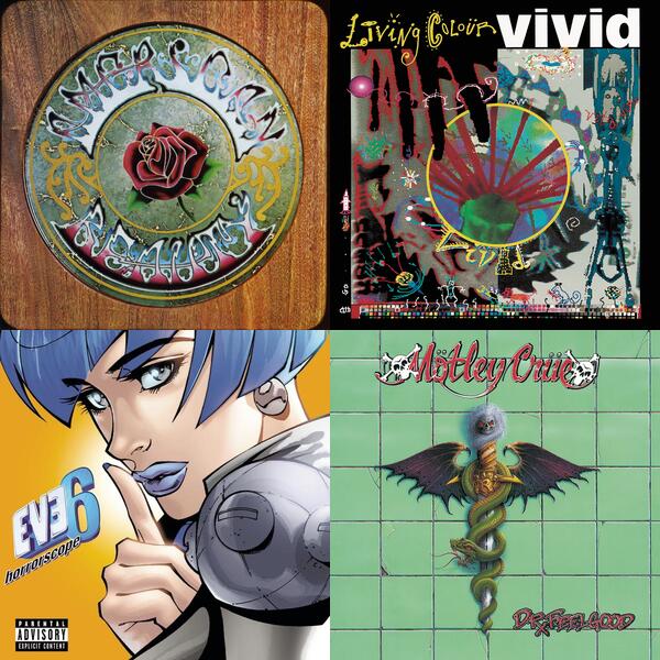 Montage of album covers from Building Blocks list