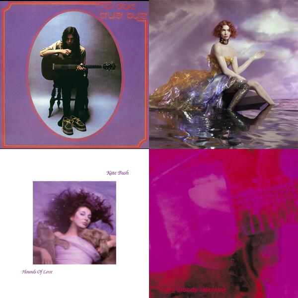 Montage of album covers from fav albums list