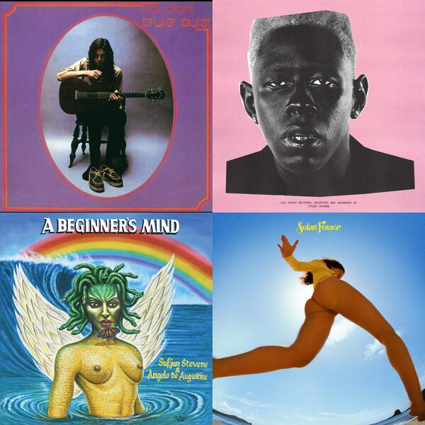 Montage of album covers from records list
