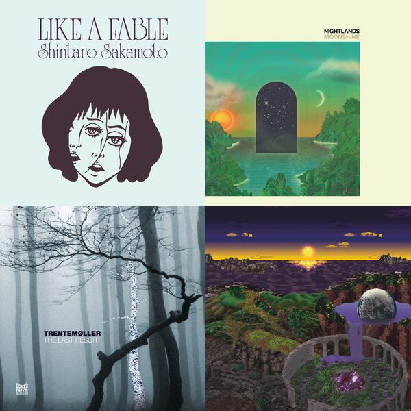 Montage of album covers from 2022-12-12 - Stuff I listened to this week list