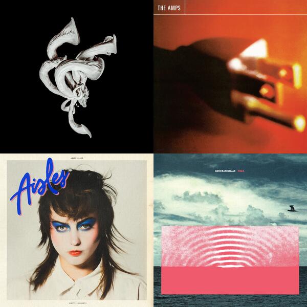 Montage of album covers from now now now list