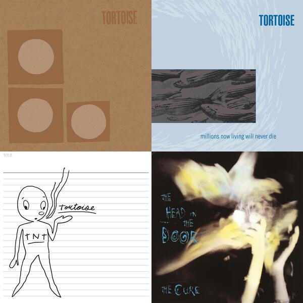 Montage of album covers from Triologies list